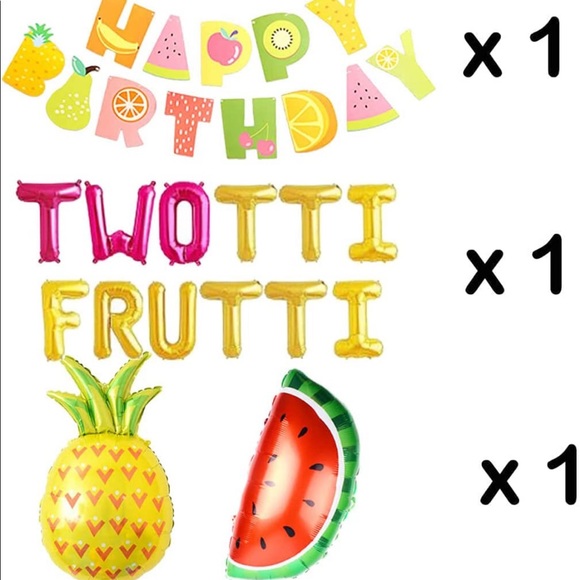 Twotti Fruity Party Decorations - Picture 2 of 3